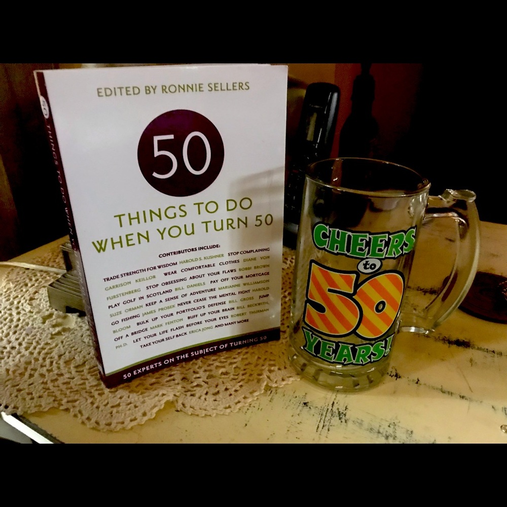 Cheers to 50 Years! Mug and Book